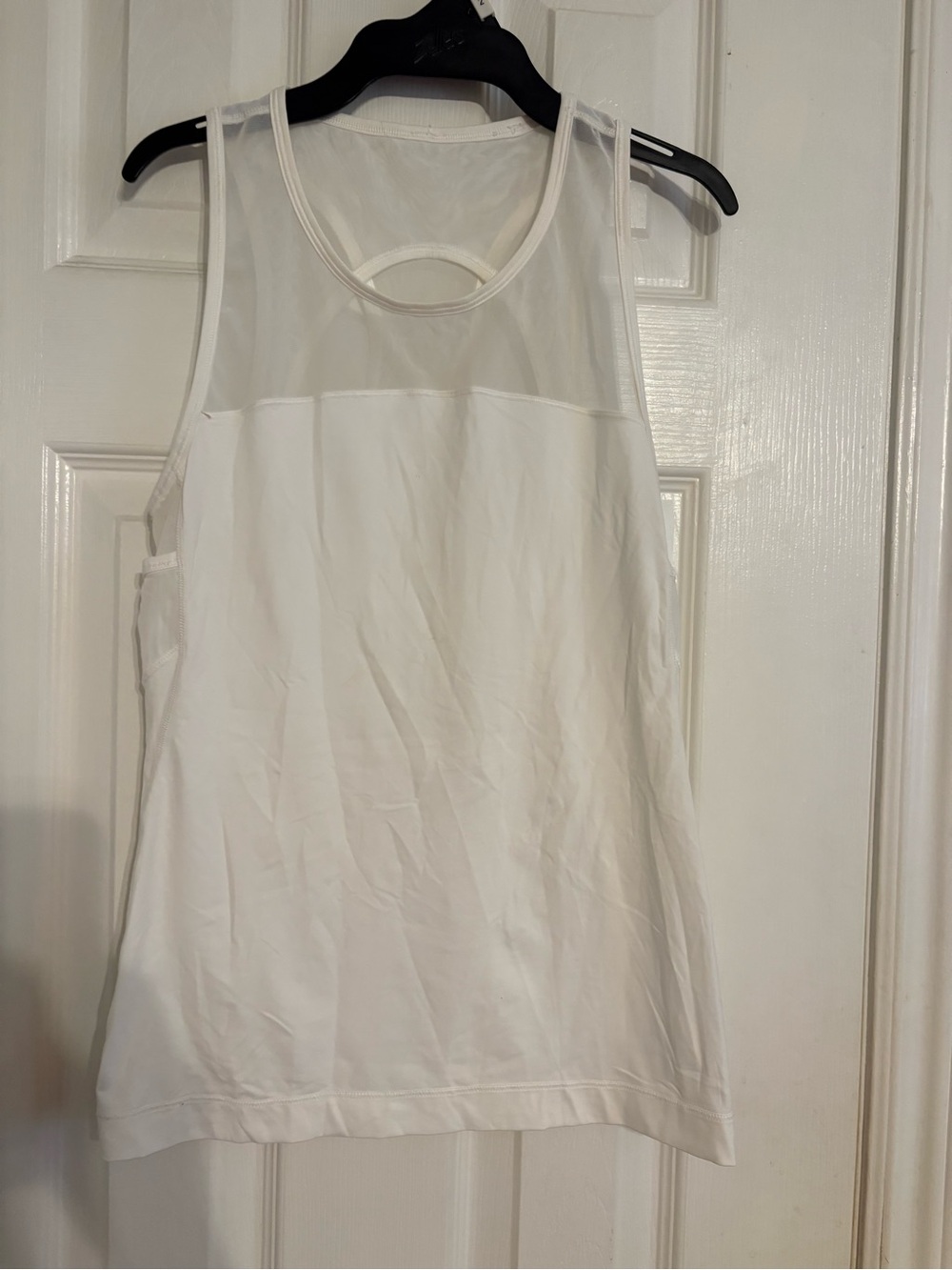 Lululemon Sheer Yoke White Tank Bandeau - Women